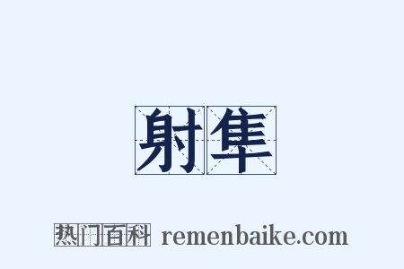 射隼是什么意思的图片